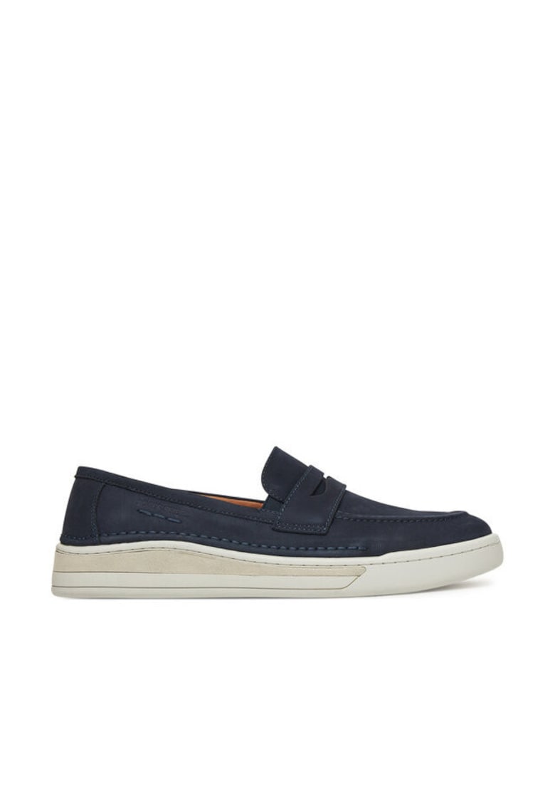 Oferte la Pantofi barbati  13608 - Piele naturala - Bleumarin