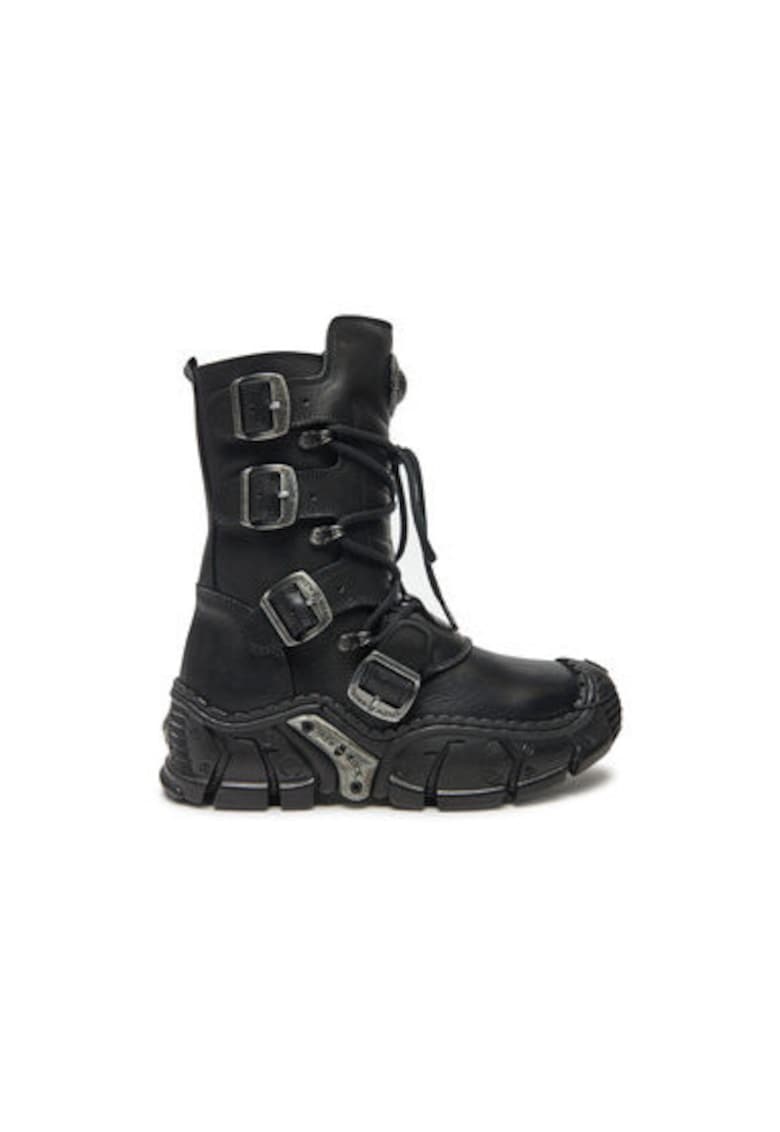 Oferte la Bocanci Barbati  M-IMPACT013-S1 - Piele naturala - Negru