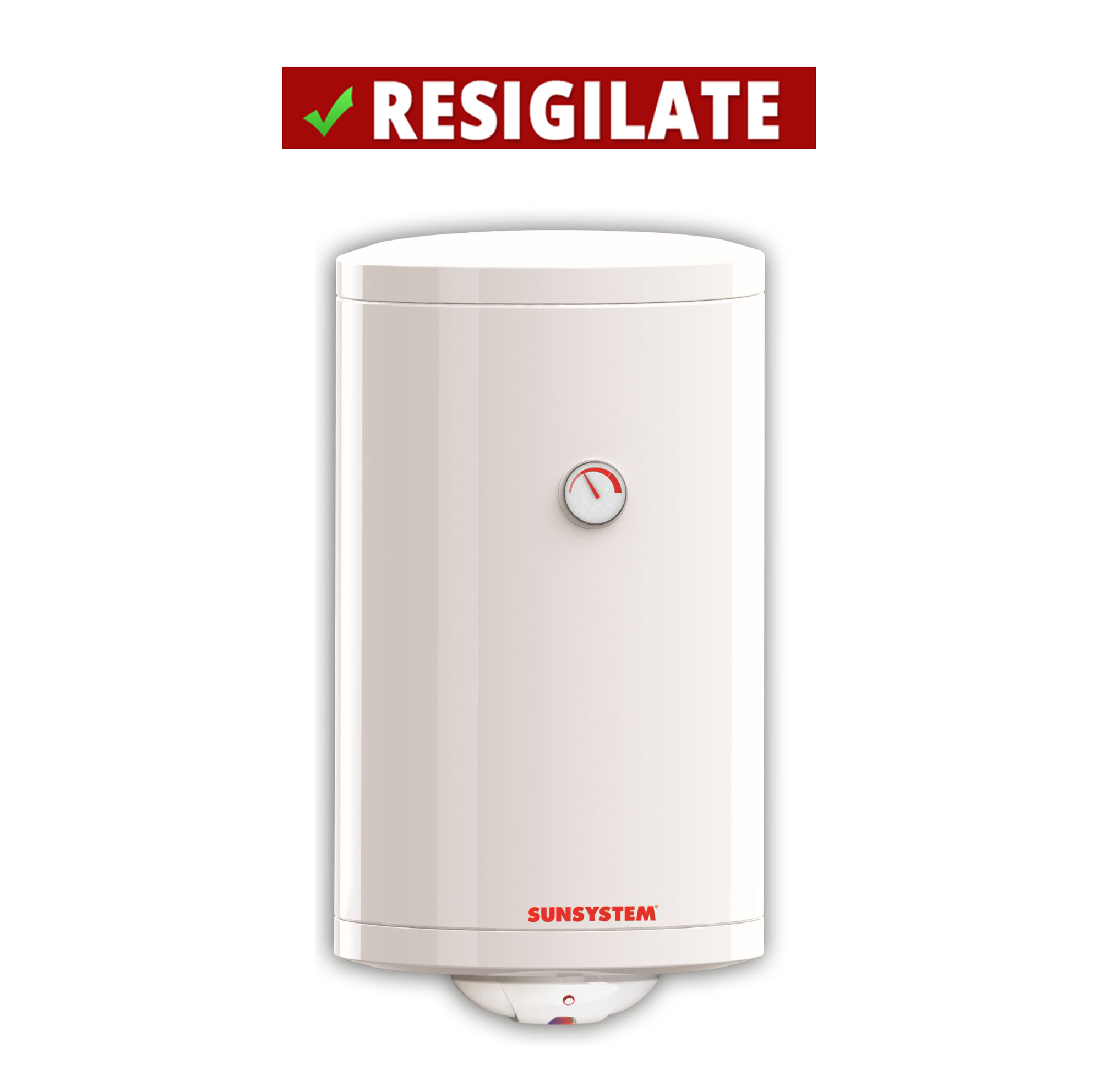 Oferte la PRODUS RESIGILAT NOU IN PERFECTA STARE DE FUNCTIONARE!!! (13001) Boiler electric Sunsystem MB EL 120  3000 W 120 l 0.8 Mpa Izolatie termica Protectie electrica IPX3 Reglaj extern de temperatura
