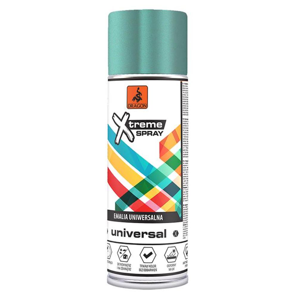 Oferte la Vopsea spray universala Dragon Xtreme, verde menta RAL 6029, lucios, interior/exterior, 400 ml