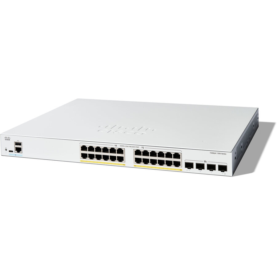 Oferte la Switch Catalyst 1300 24-PORT GE FULL/POE 4X10G SFP+ Alb