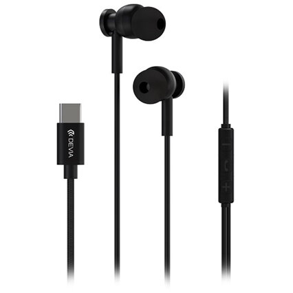 Oferte la Casti CASCA STEREO 1.2M CU MUFA TIP C - NEGRU