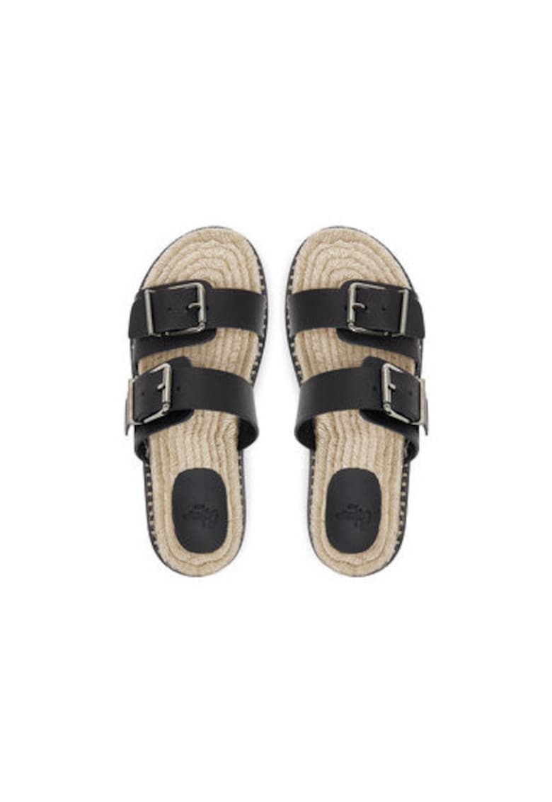 Oferte la Papuci dama  025673-100 - Piele naturala - 37 EU - Negru