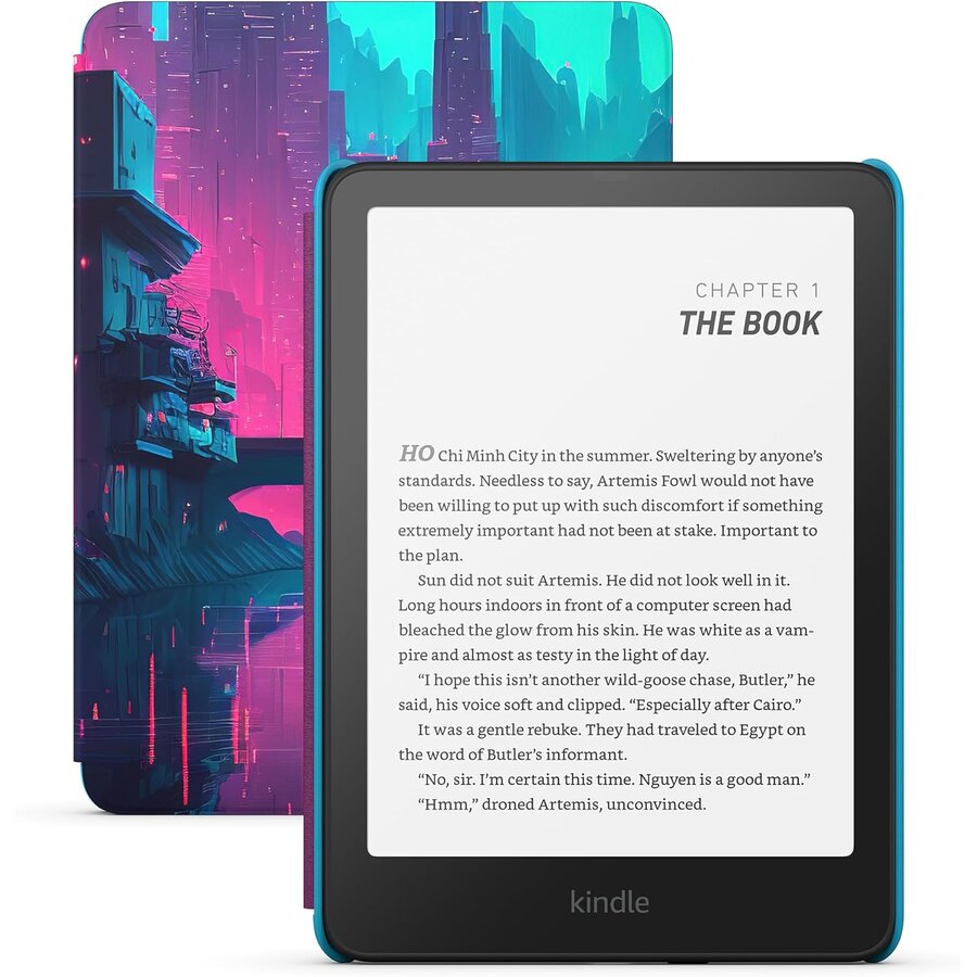 Oferte la eBook reader Kindle Paperwhite Kids 7inch 16GB Cyber City