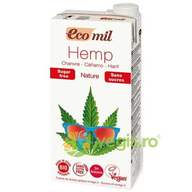 Oferte la Bautura Vegetala din Canepa Natur fara Gluten Ecologic/Bio 1L