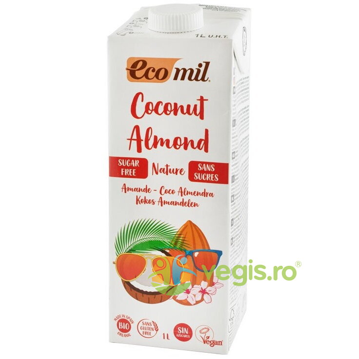 Oferte la Bautura Vegetala de Cocos cu Migdale fara Gluten Ecologic/Bio 1L
