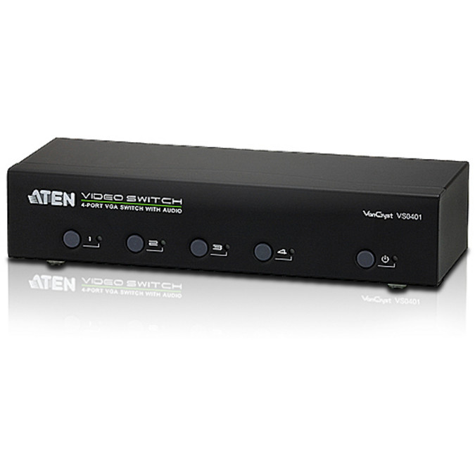 Oferte la ATEN VS0401 4-Port VGA Switch with Audio