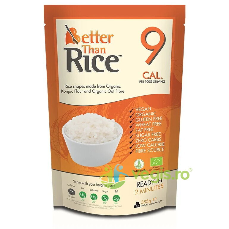Oferte la Orez din Konjac fara Gluten Ecologic/Bio 385g