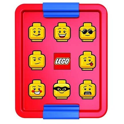 Oferte la Cutie pentru sandwich LEGO Iconic. albastru-rosut (40520001)