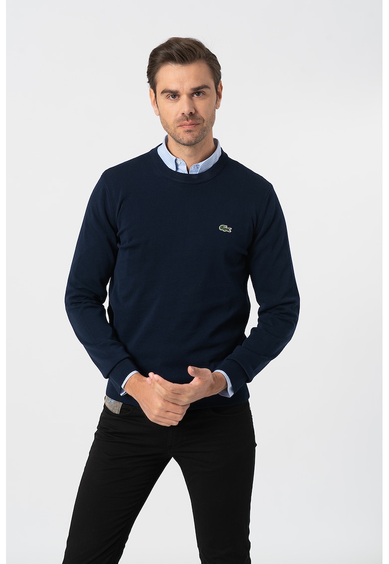 Oferte la Pulover regular fit de bumbac organic - Bleumarin