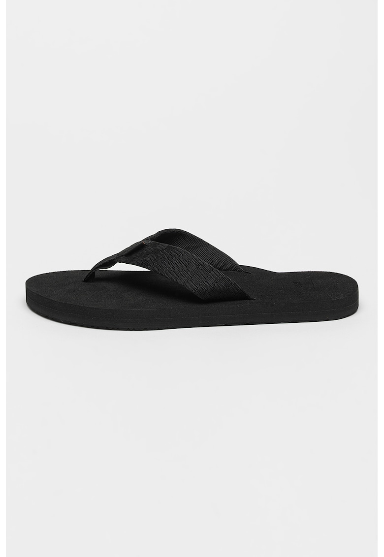Oferte la Papuci flip-flop din material textil Mush - Negru