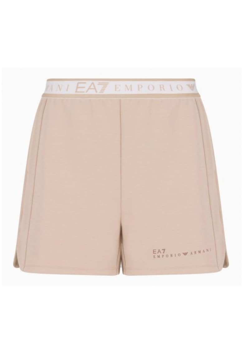 Oferte la Pantaloni sport dama  scurti - poliester/bumbac/modal/elastan - bej