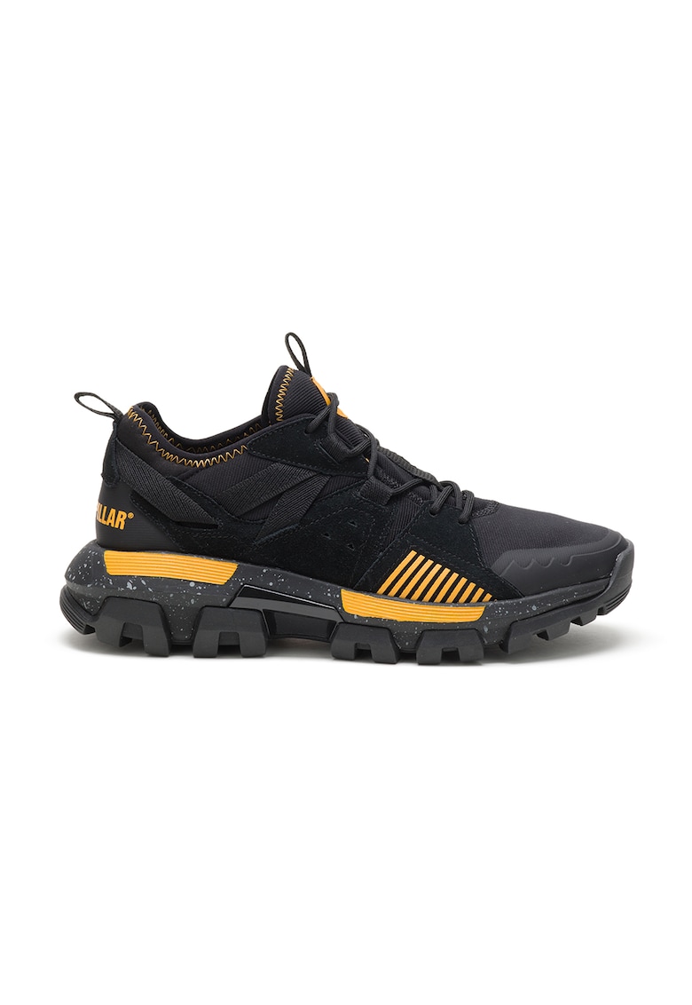 Oferte la Pantofi sport cu garnituri de piele intoarsa - Negru/Galben sofran