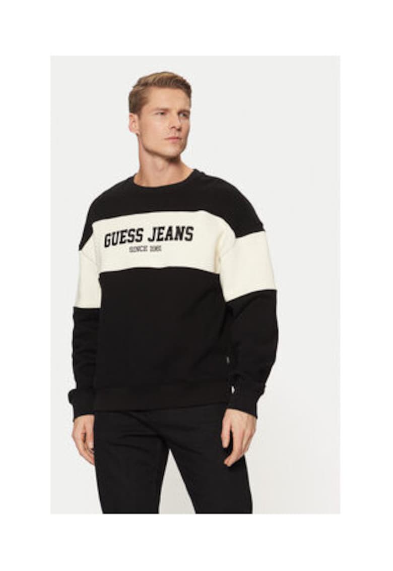 Oferte la Bluza de trening din amestec de bumbac cu design logo