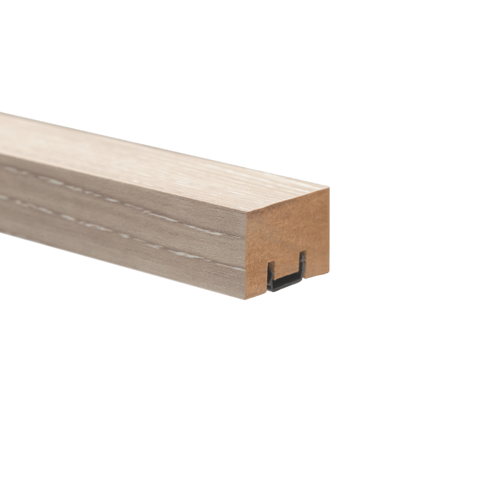 Oferte la Riflaj, MDF, stejar stary, tip montare cu profil de montaj, 2800 x 30 x 20 mm