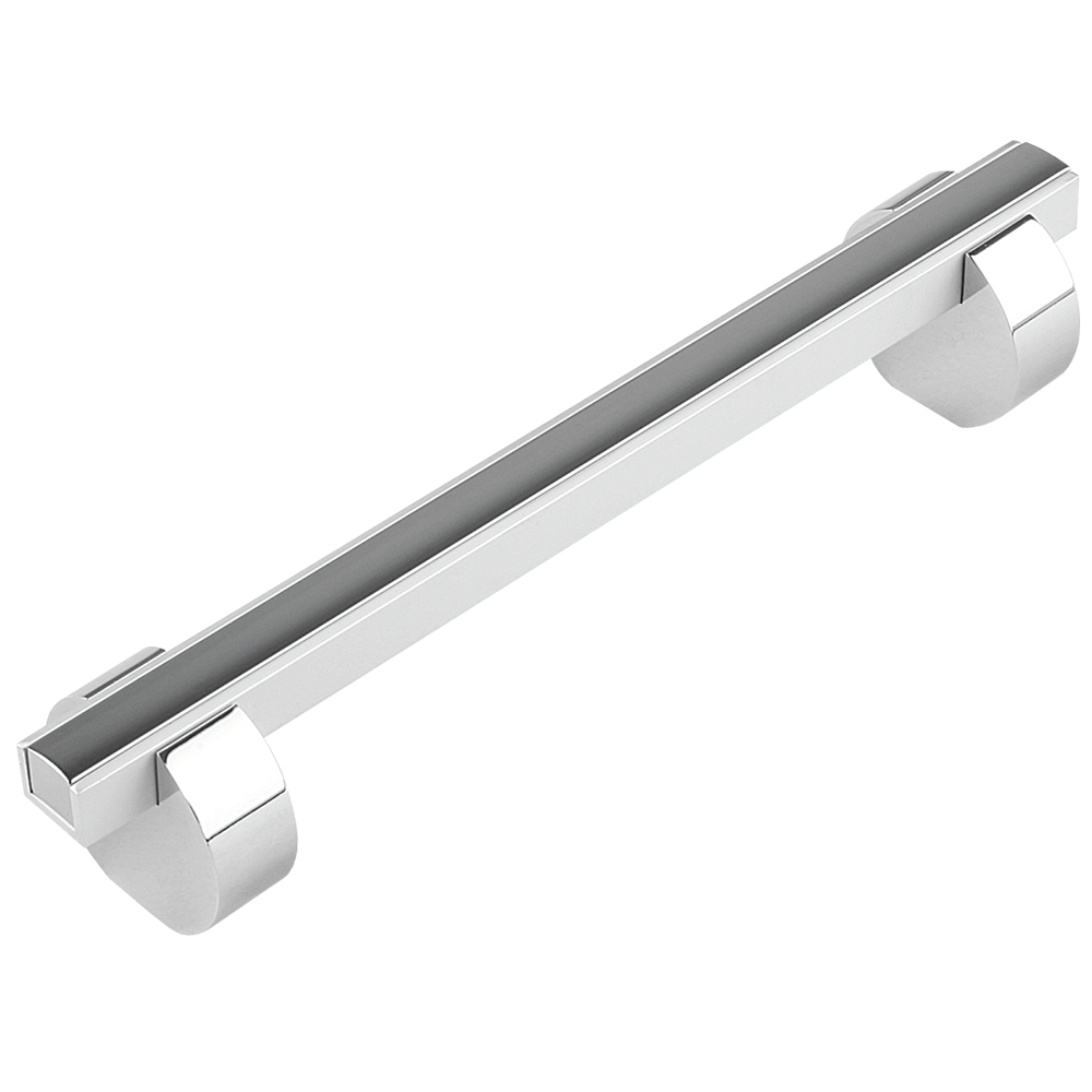 Oferte la Maner mobila cu terminatii din aluminiu, FA 236179, crom/ crom mat, 96 mm