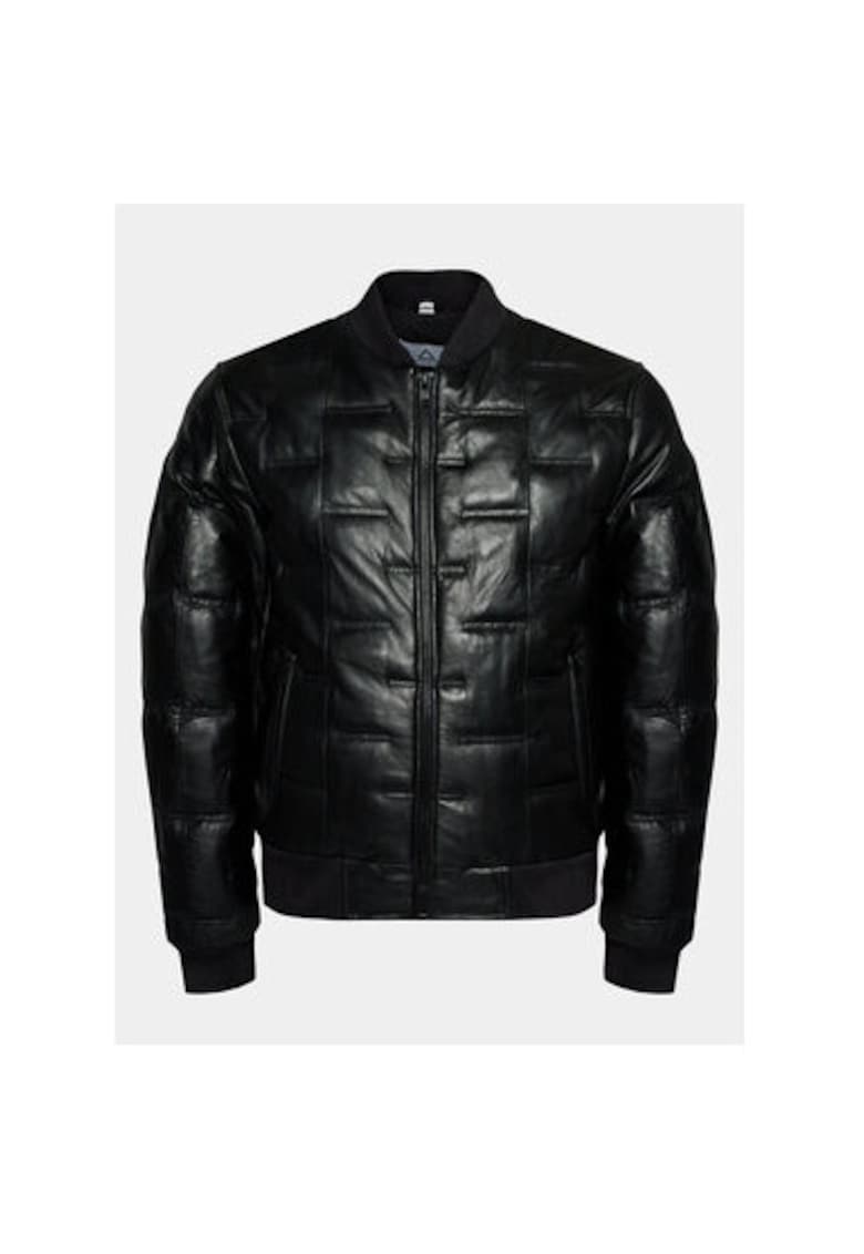 Oferte la Geaca Barbati -  303347468 - Piele - Negru - Negru
