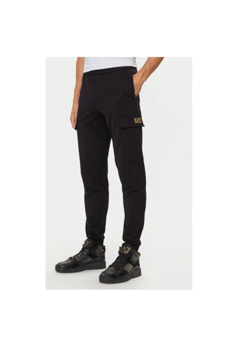 Oferte la Pantaloni barbati - Emporio Armani  304286582 - Bumbac - L INTL - Negru