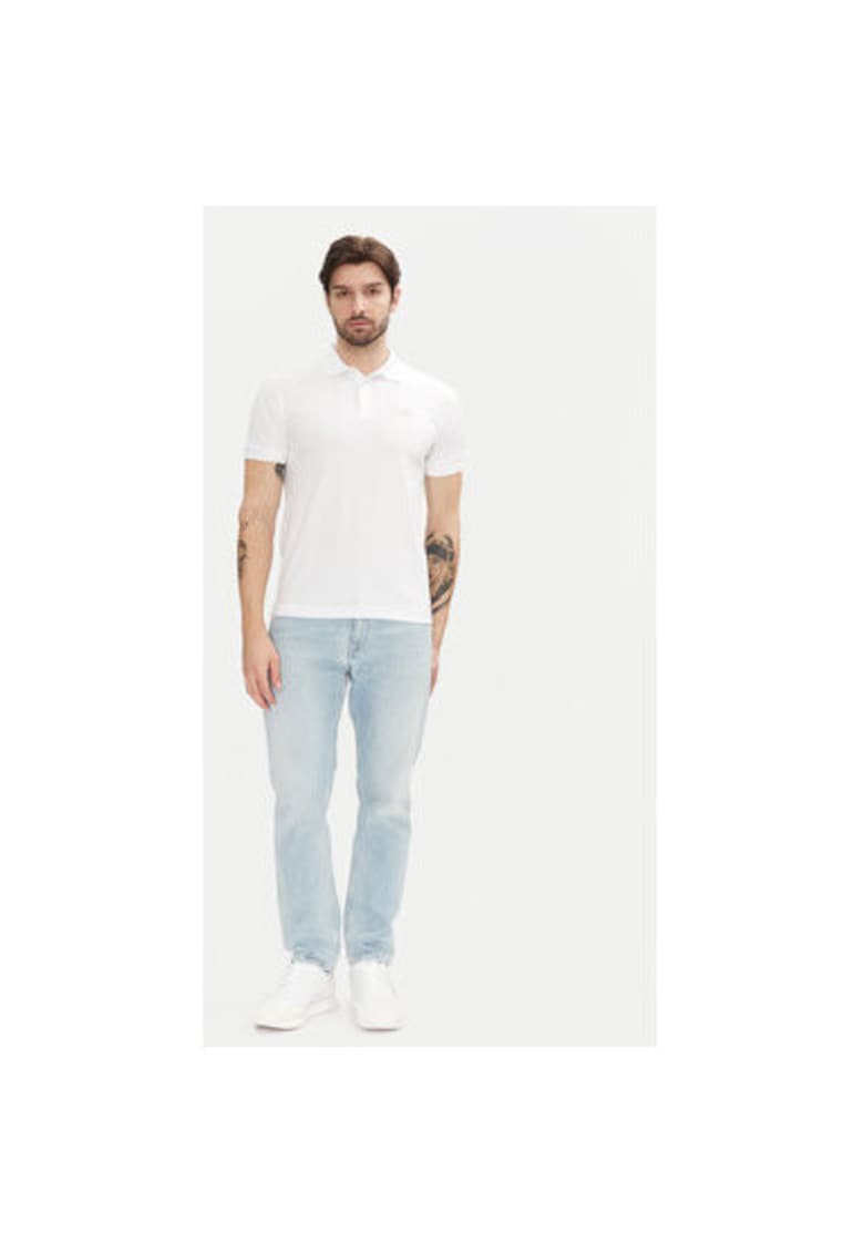 Oferte la Tricou Polo barbati  Emporio Armani - 8NPF14 PJVQZ - Bumbac/Elastan - 3XL INTL - Alb