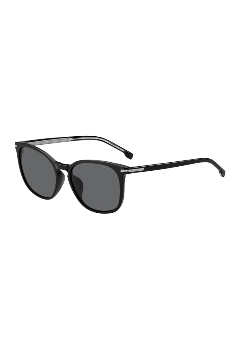 Oferte la Ochelari de soare wayfarer cu lentile polarizate - Negru/Gri antracit