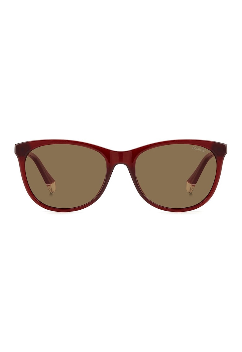 Oferte la Ochelari de soare rotunzi - polarizati - Visiniu/Maro