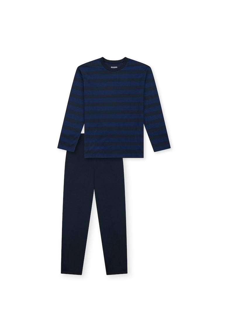 Oferte la Bluza lejera de pijama cu dungi - Albastru inchis -