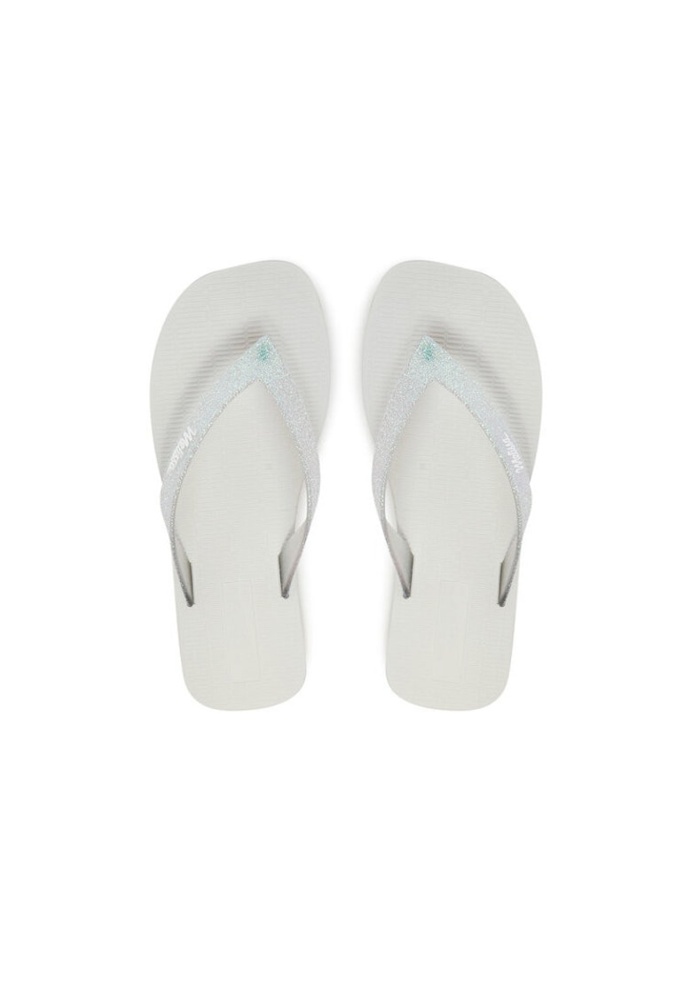 Oferte la Papuci flip-flop fete  M 36100 - Sintetic - Alb