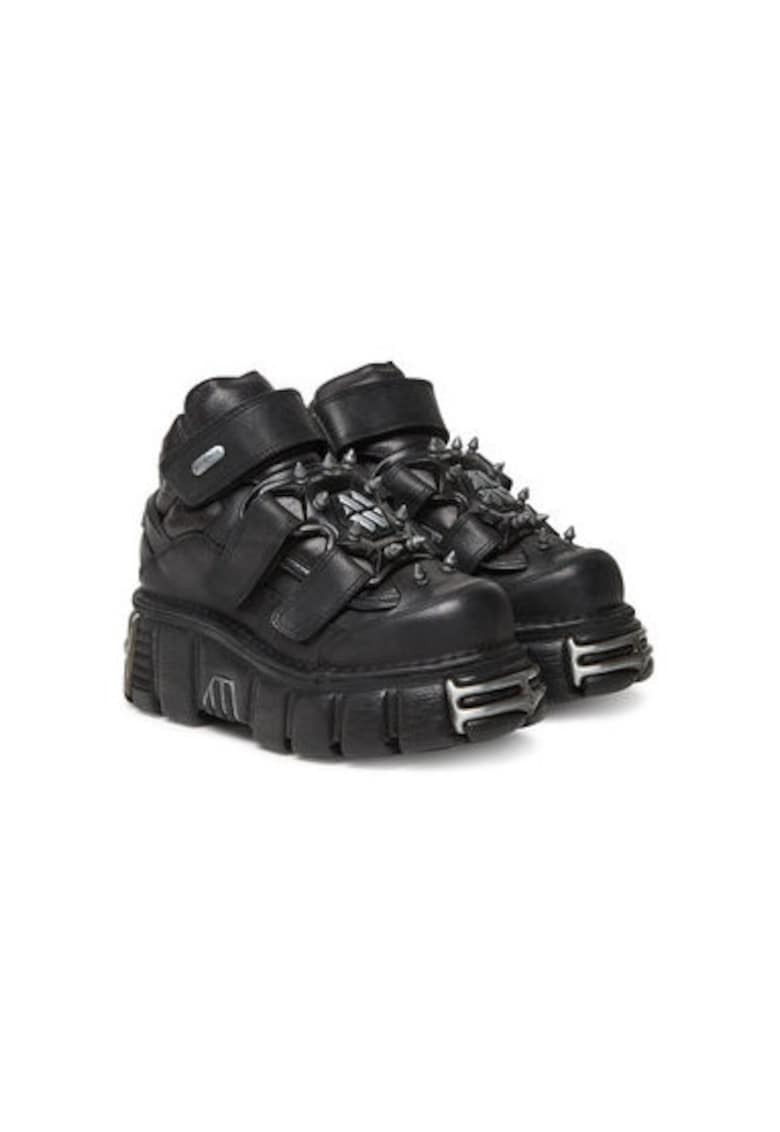 Oferte la Botine dama  M-285C-S1 - Piele naturala - Negru - Negru