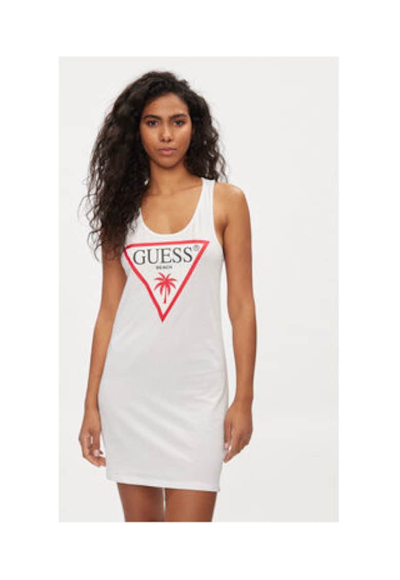Oferte la Rochie Din Bumbac Cu Logo