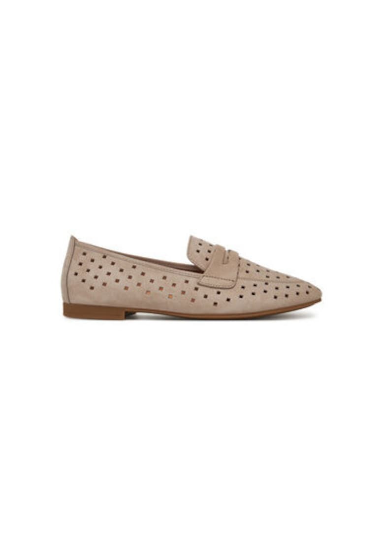Oferte la Mocasini dama  65.219.12 - Piele naturala - Bej