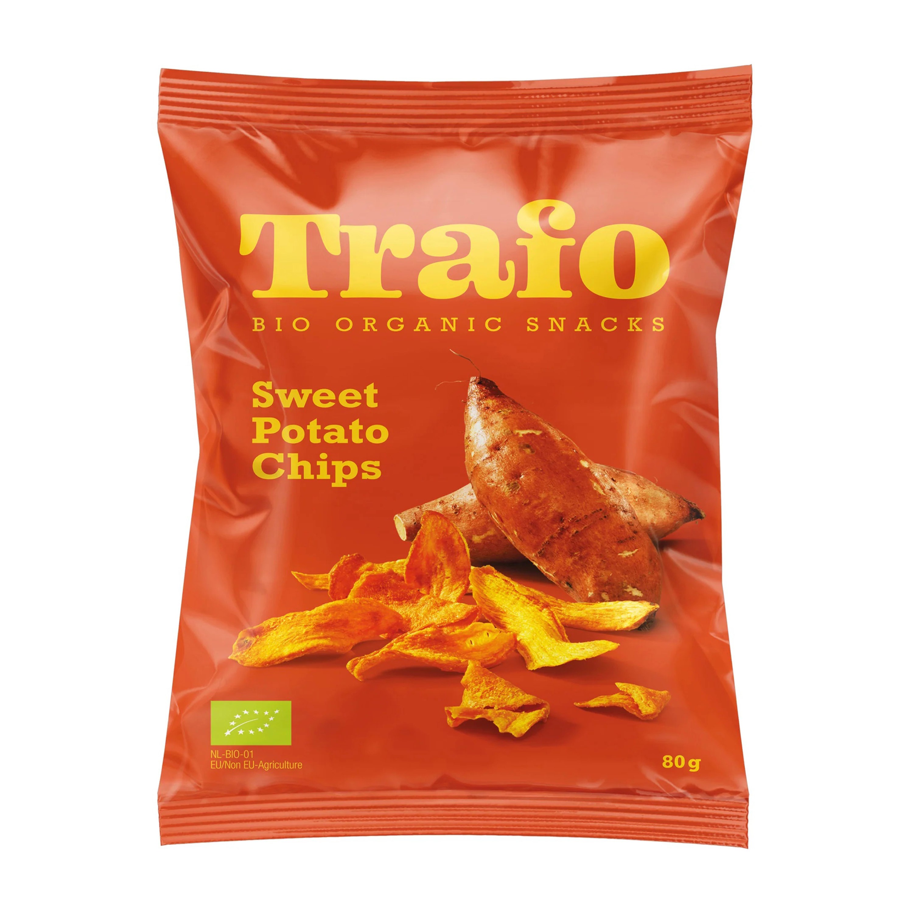 Oferte la Chipsuri bio din cartofi dulci, 80g Trafo