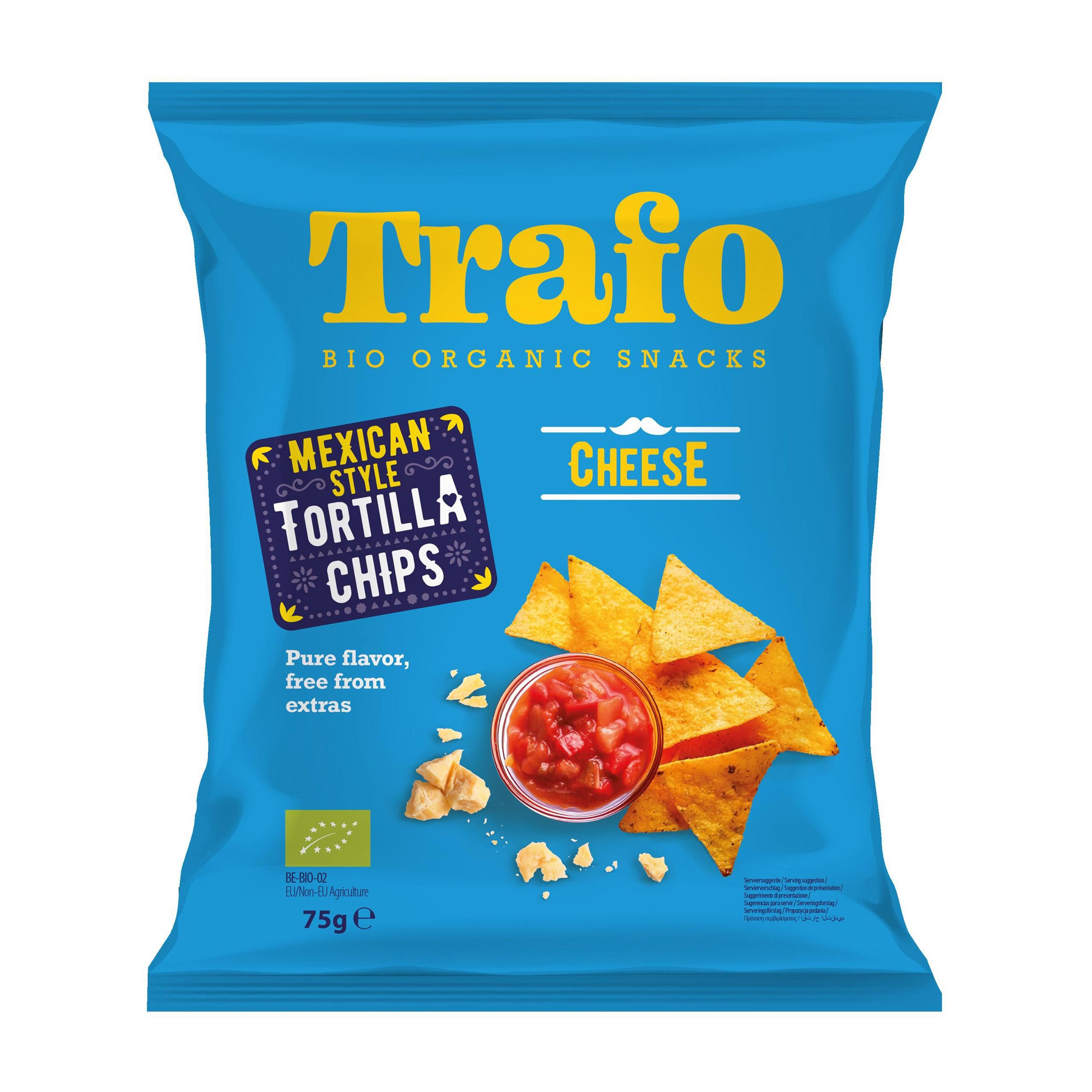 Oferte la Tortilla bio cu cascaval, 75g Trafo