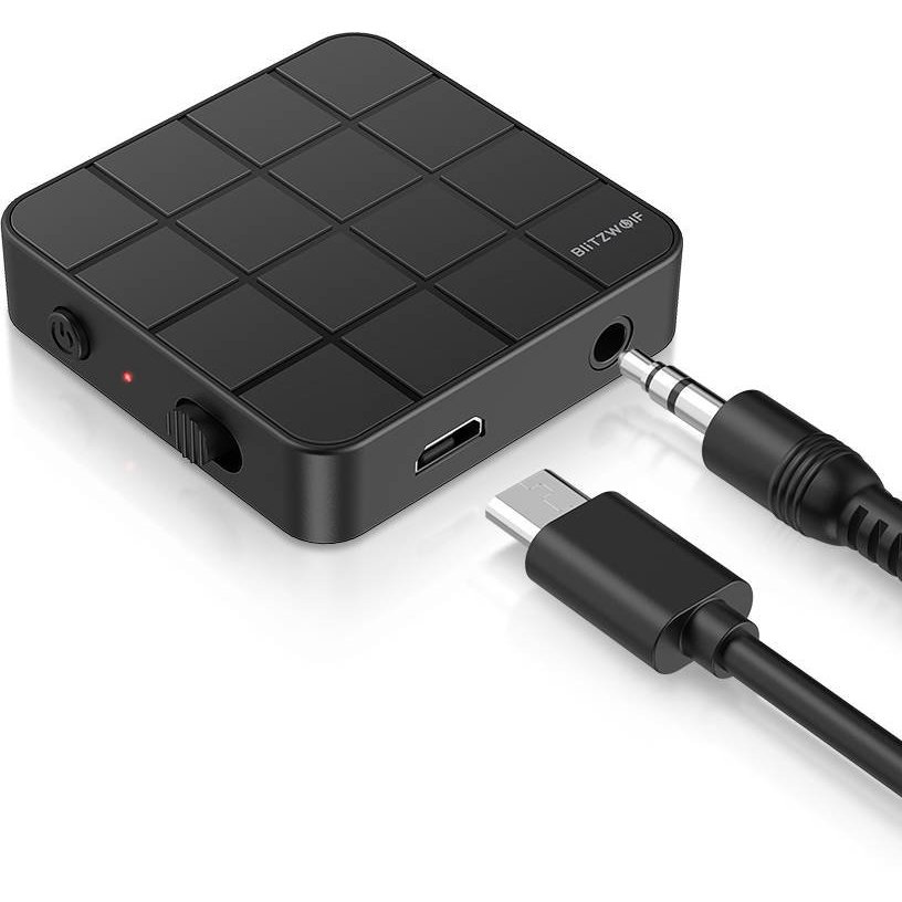 Oferte la Cablu de date BW-BL2, AUX, 200 mAh, Bluetooth 5.0, Negru