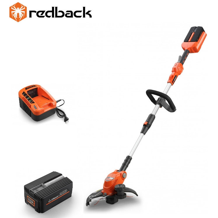 Oferte la Pachet E312D+EP20+EC20 Trimer Gazon Acumulator 40V/2Ah Incarcator 40V/2A Negru/Portocaliu