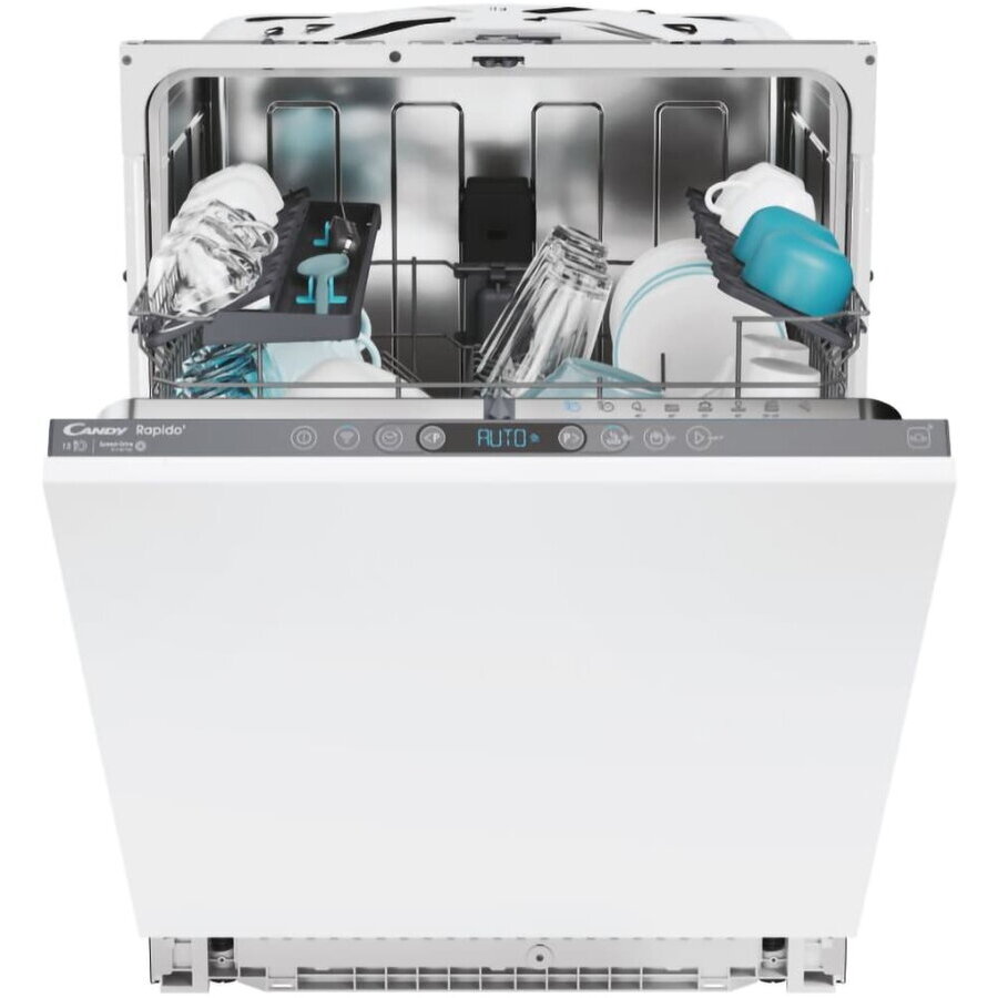 Oferte la Masina De Spalat Vase Incorporabila Rapido 13 Seturi 8 Programe Clasa C WiFi Motor Speed-Drive Inverter Usa Inteligenta 597x555x818 Alb