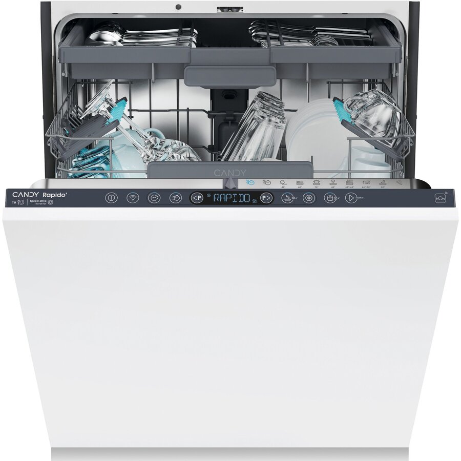 Oferte la Masina de Spalat Vase Incorporabila Rapido CS 6B0S3PSA 16 Seturi 10 Programe WiFi Control Aplicatie Motor Speed-Drive Inverter 60CM Clasa B Alb