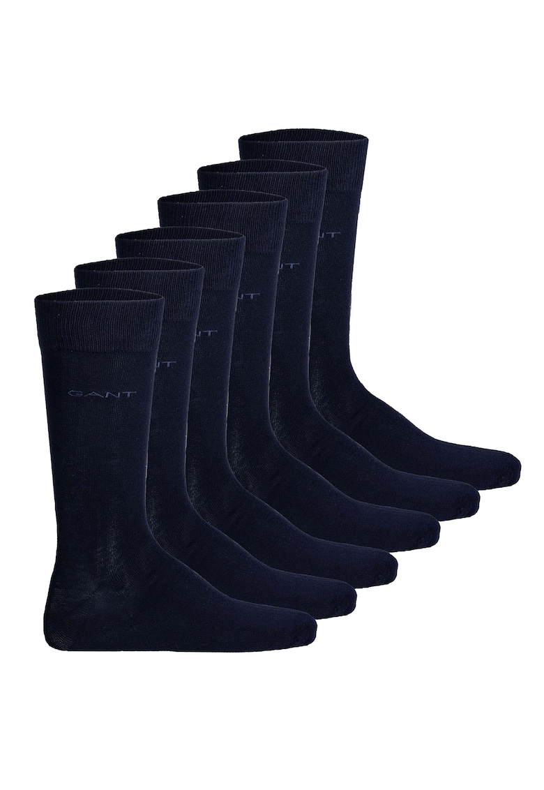 Oferte la Set de sosete lungi cu logo discret - 3 perechi - Albastru