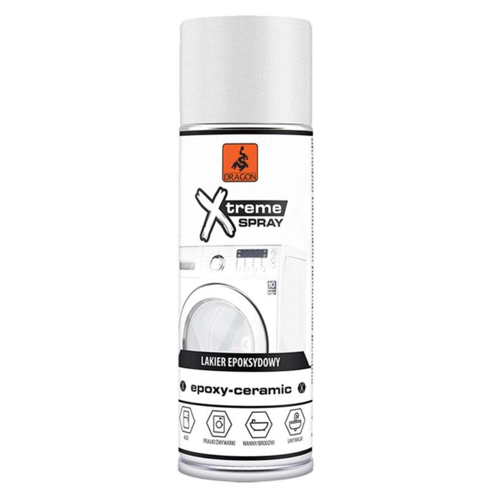 Oferte la Vopsea spray epoxilic Dradon X-treme, alb, lucios, interior/exterior, 400 ml
