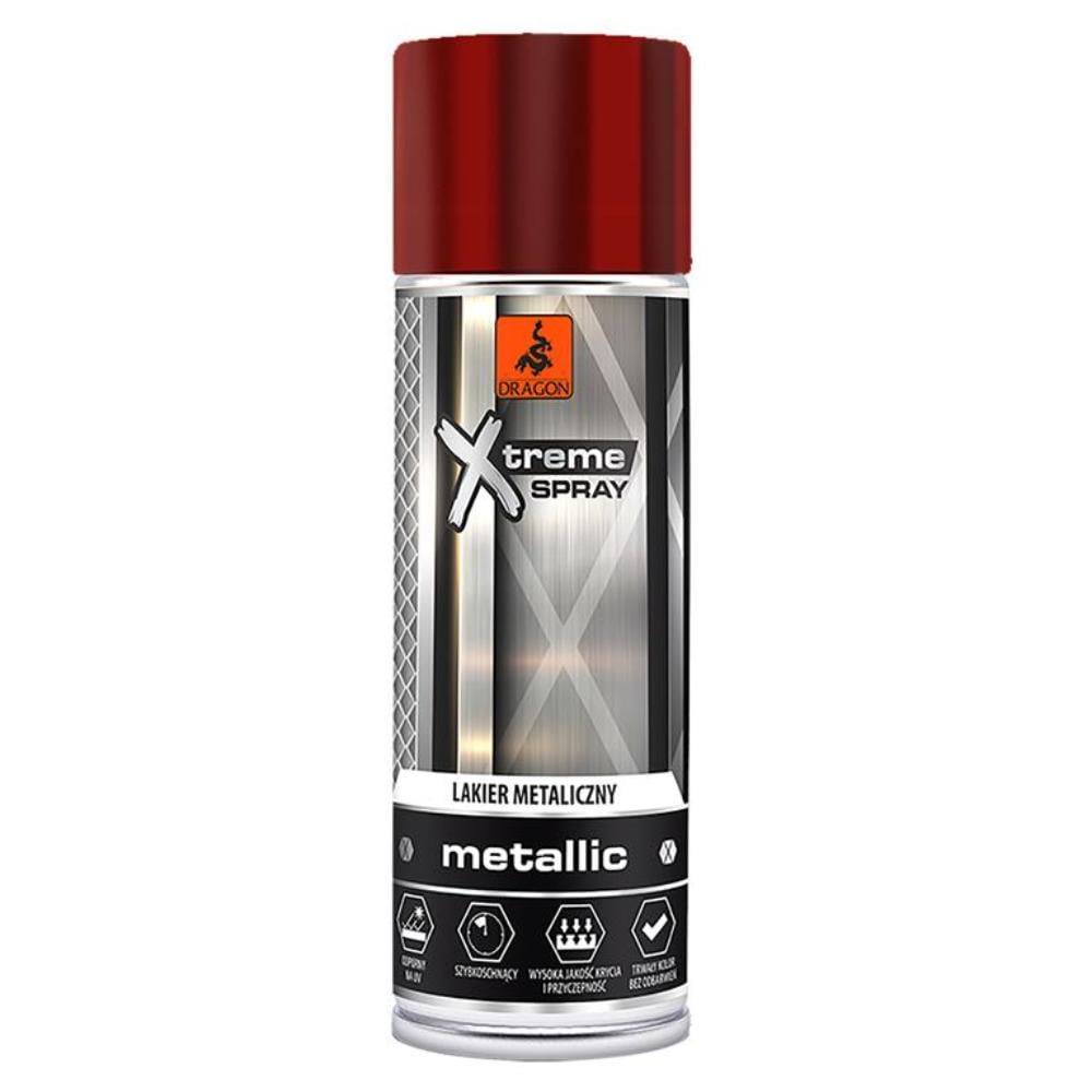 Oferte la Vopsea spray metalizat Dragon Xtreme, rosu, 400 ml