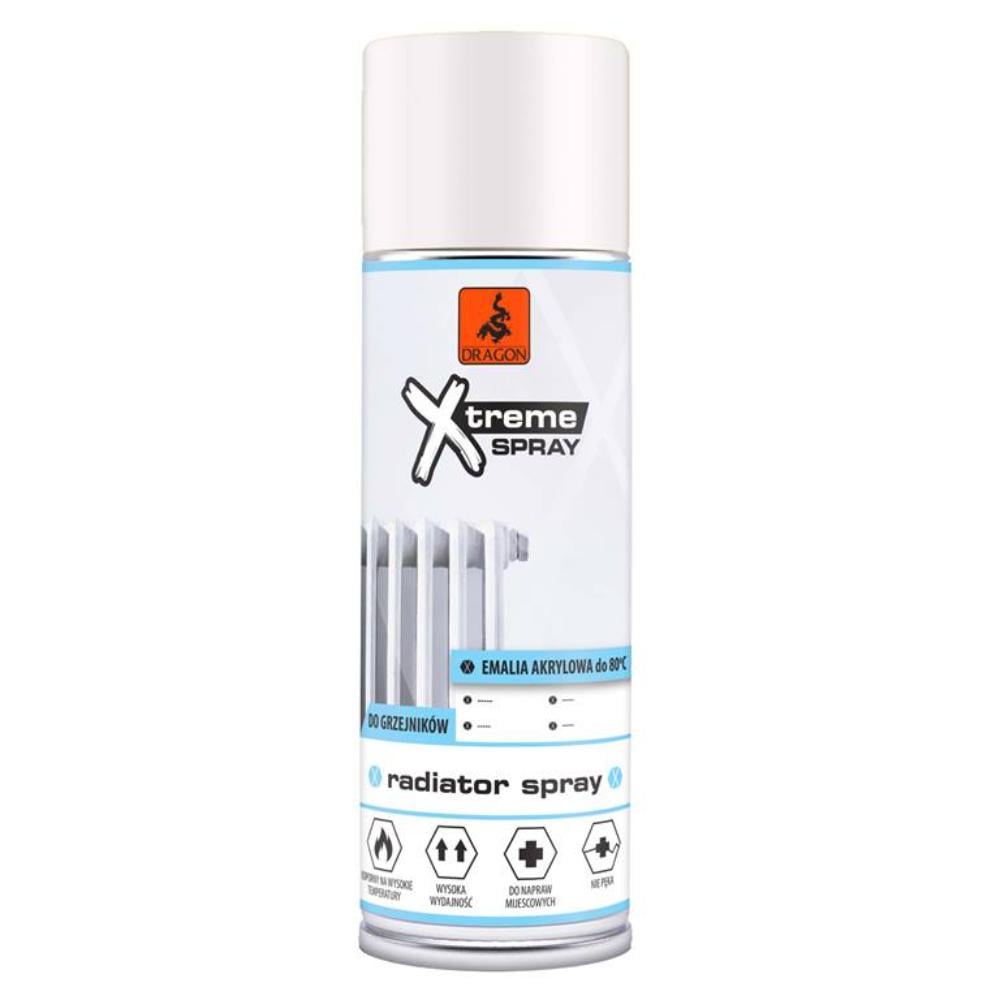 Oferte la Vopsea spray calorifer Dragon X-treme, alb, interior, 400 ml