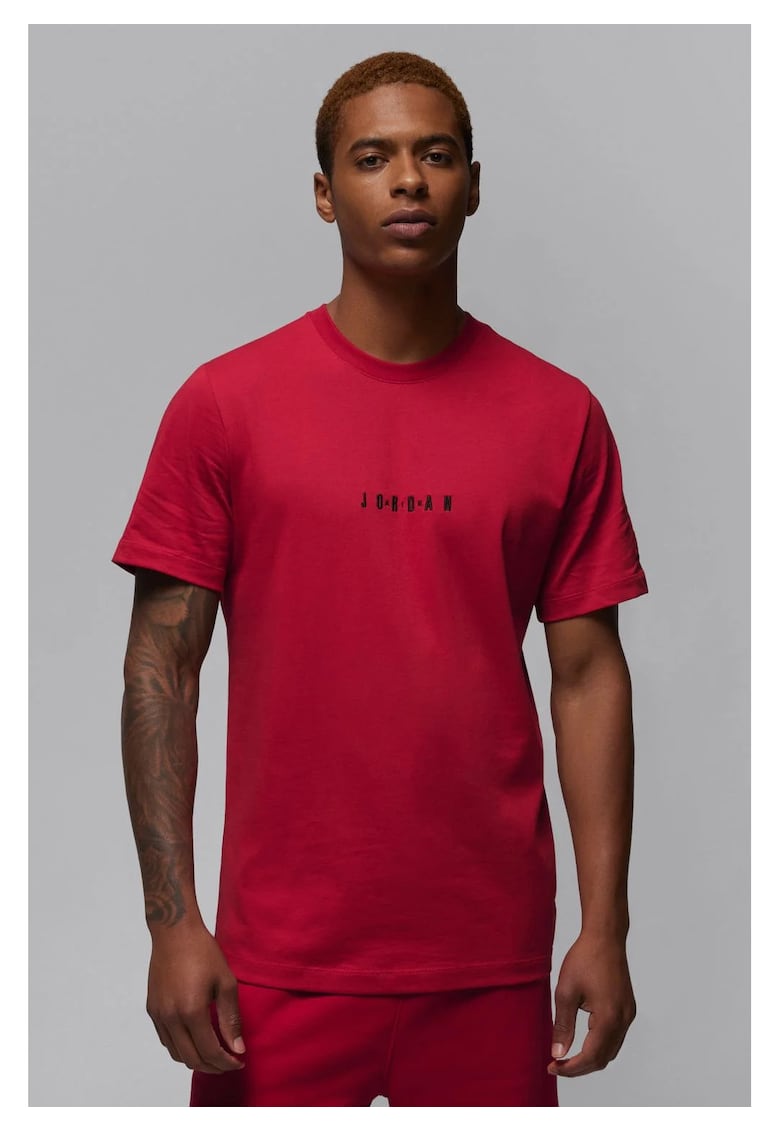 Oferte la Tricou barbati - M J Emb  Air Crew - Bumbac - Rosu -