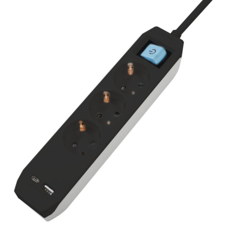 Oferte la PRELUNGITOR SPACER SCHUKO x3 16A 1.8m BL PP-3-18B-TC-USB
