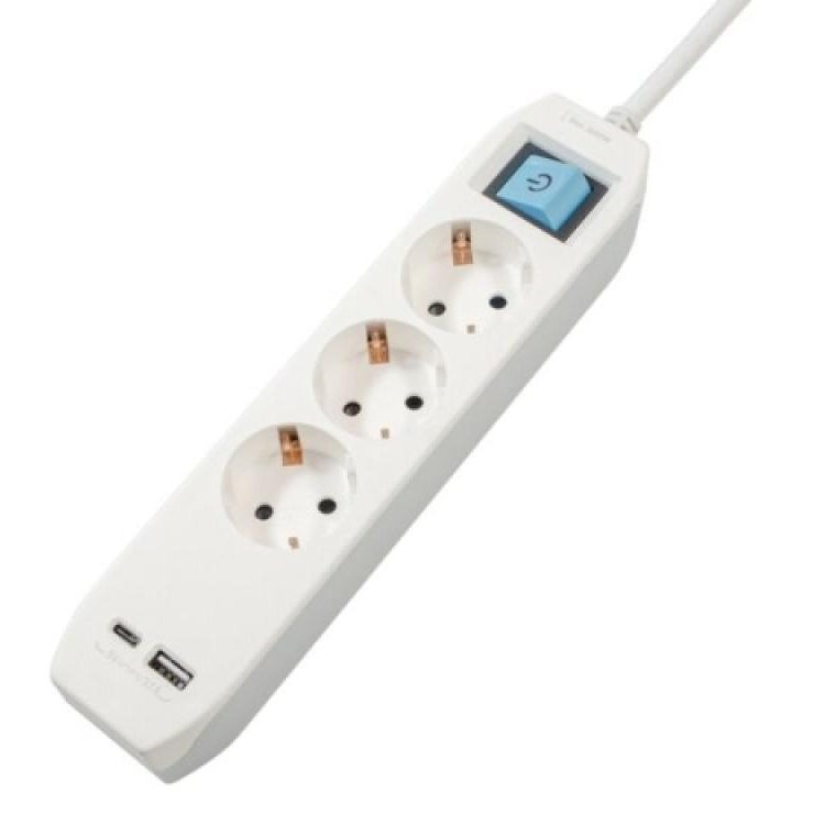 Oferte la PRELUNGITOR SPACER SCHUKO x3 16A 1.8m GR PP-3-18-TC-USB