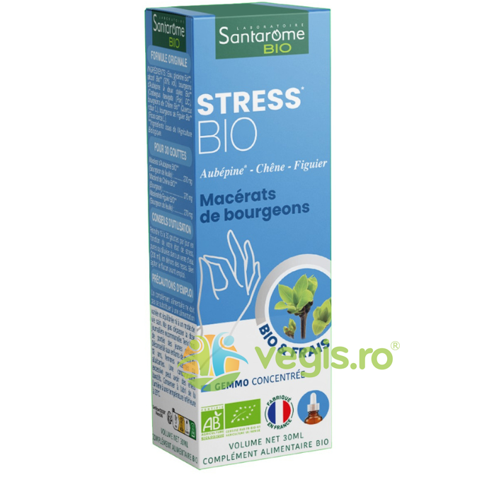 Oferte la Stres (Complex 3 Muguri: Paducel, Smochin, Stejar) Ecologic/Bio 30ml