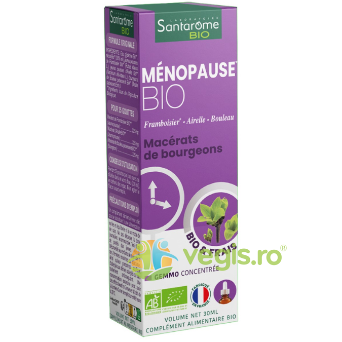 Oferte la Menopauza (Complex 3 Muguri: Merisor, Zmeur, Mesteacan Pufos) Ecologic/Bio 30ml