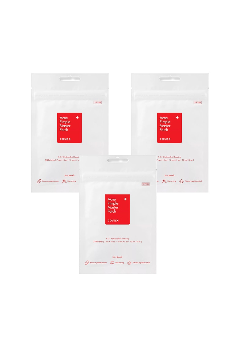 Oferte la Set 3 pachete plasturi pentru acnee - Acne Pimple Master -  72 buc