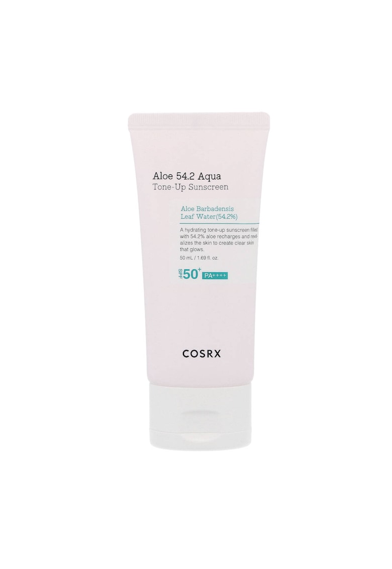 Oferte la Aloe 54.2 Aqua fluid protector tonifiant pentru fata Tone-up Sunscreen SPF 50+ PA++++ 50 ml