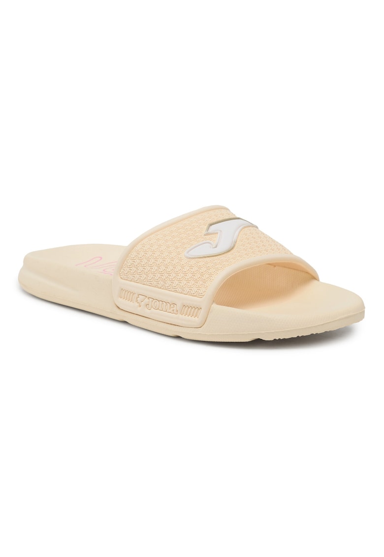 Oferte la Papuci flip-flop dama -  302296248 - Textil/Sintetic - Bej - Bej