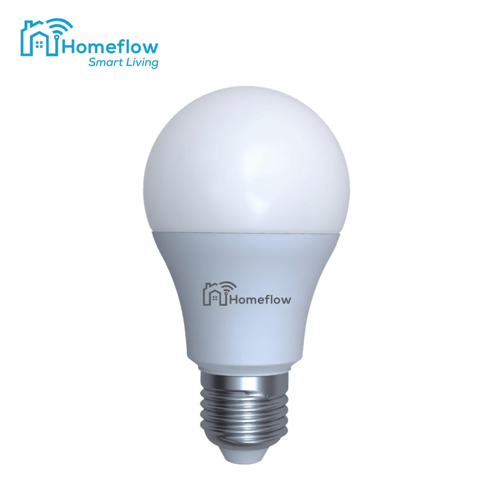 Oferte la Bec inteligent LED Wireless Homeflow B-5010, E27, 9W (25W), 806lm, dimabil, lumina calda/ rece, Control de pe telefonul mobil