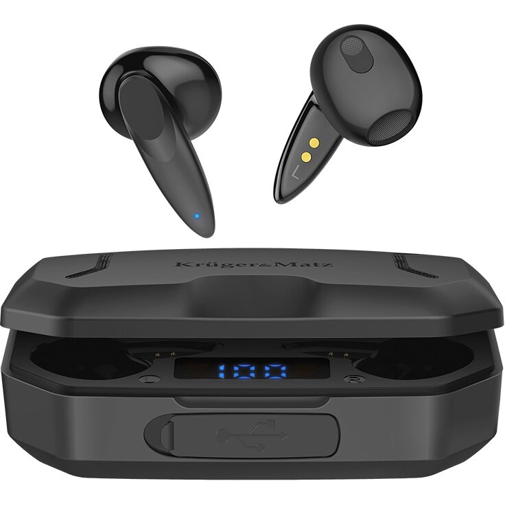 Oferte la Casti Bluetooth 32Ohm 10M 2x25mAh Negru